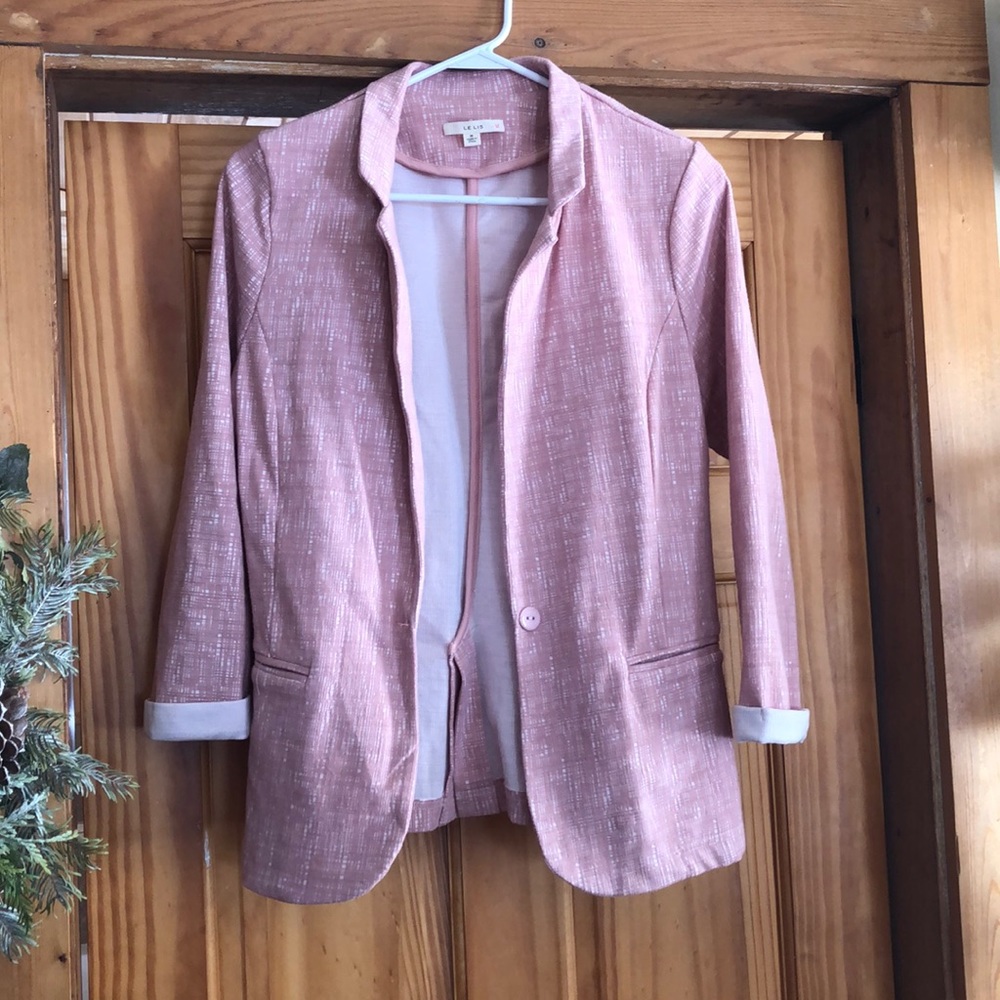 Pink blazer